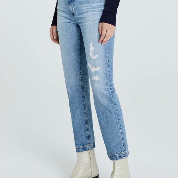 NEW WITH TAGS AG ISABELLE High Rise Straight Leg Jeans Size 27 ๐ฅ - Picture 3 of 10